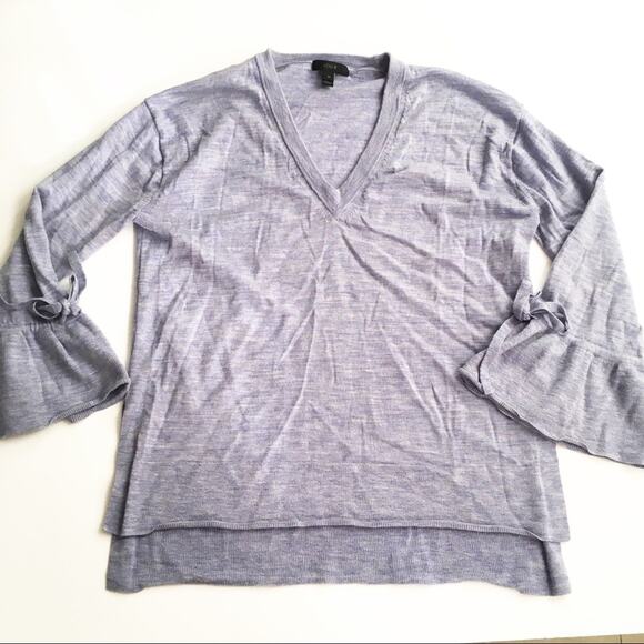 J. Crew bell sleeve sweater sz M - Picture 1 of 7